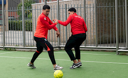 Mohamed (l)©Krajicek Foundation/Maaike Petri